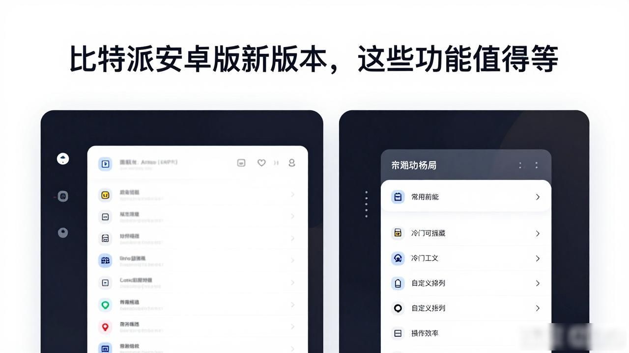 比特派安卓版新版本，这些功能值得等