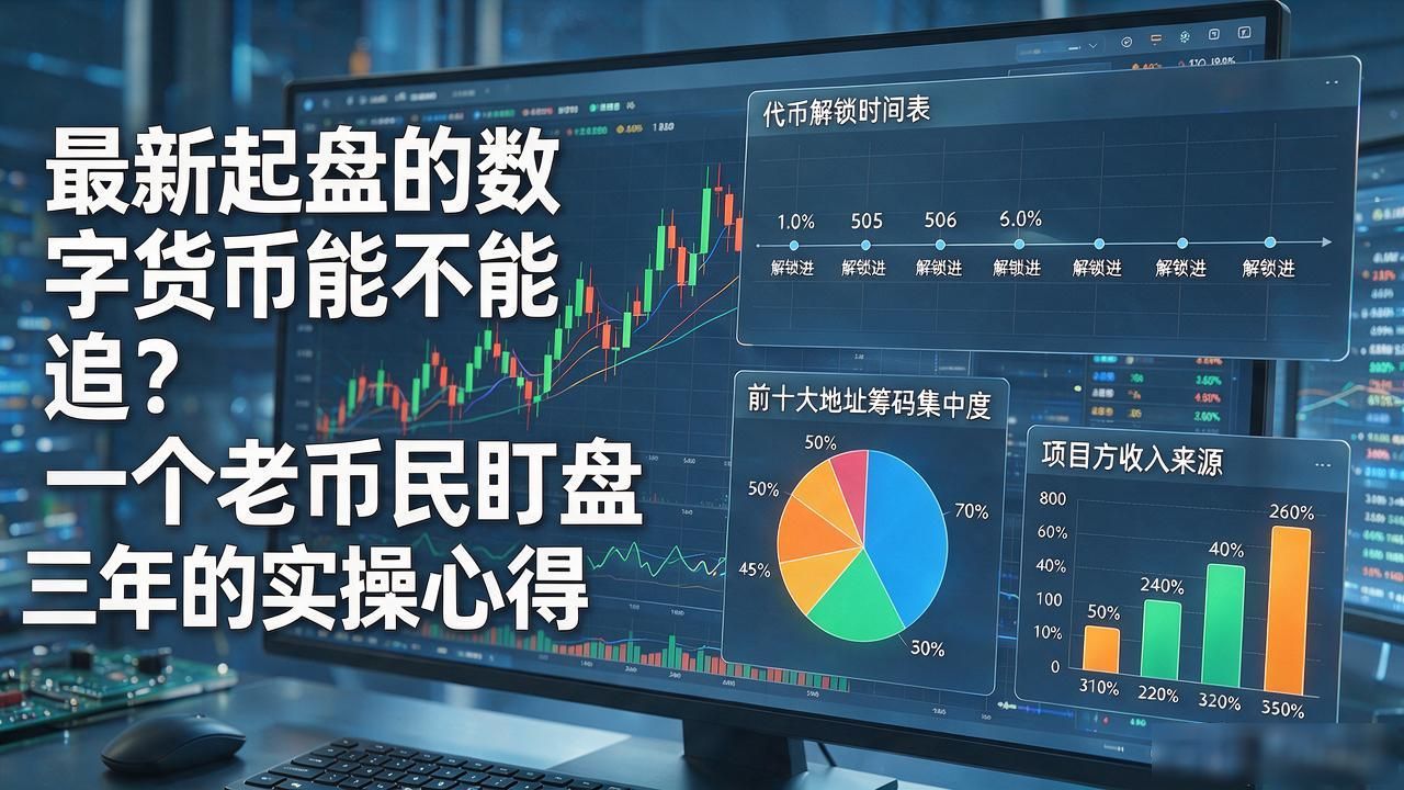 最新起盘的数字货币能不能追？一个老币民盯盘三年的实操心得