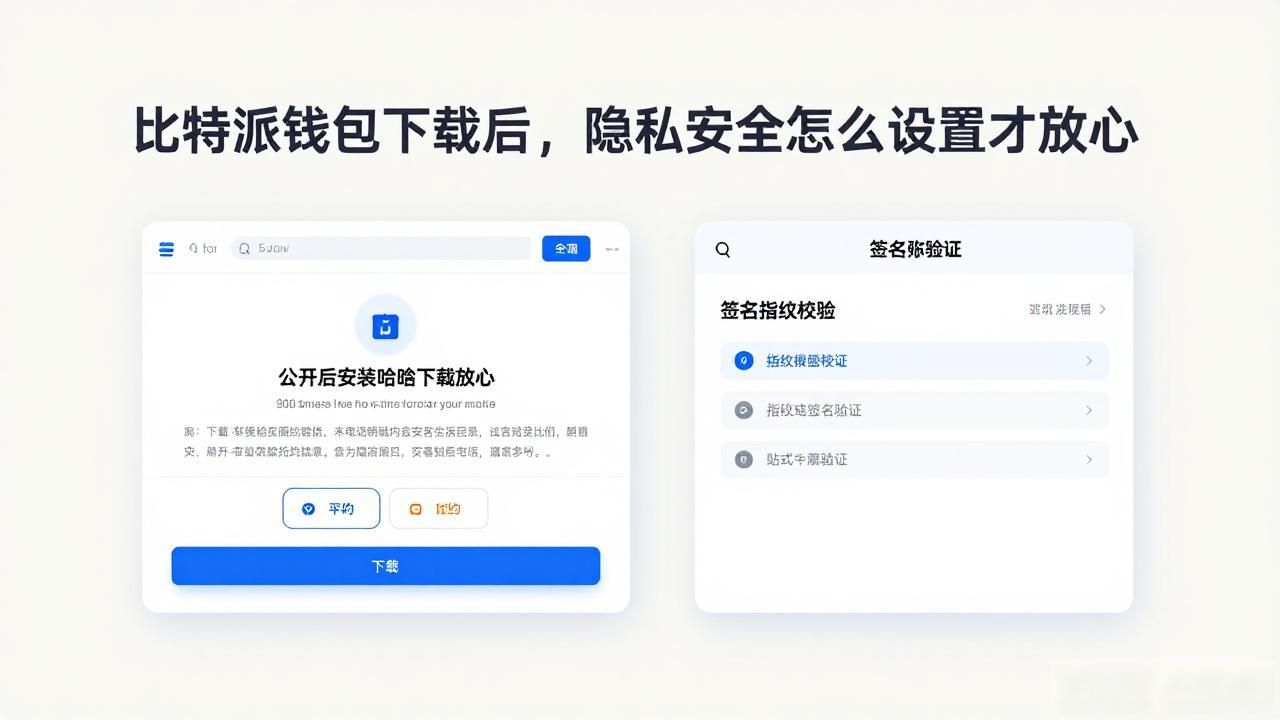 比特派钱包下载后，隐私安全怎么设置才放心