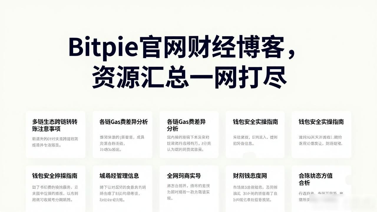 Bitpie官网财经博客，资源汇总一网打尽