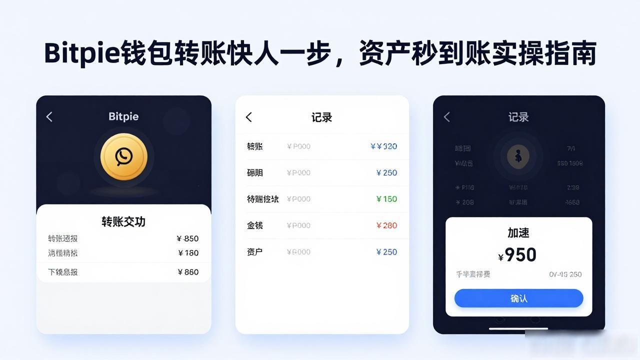 Bitpie钱包转账快人一步，资产秒到账实操指南