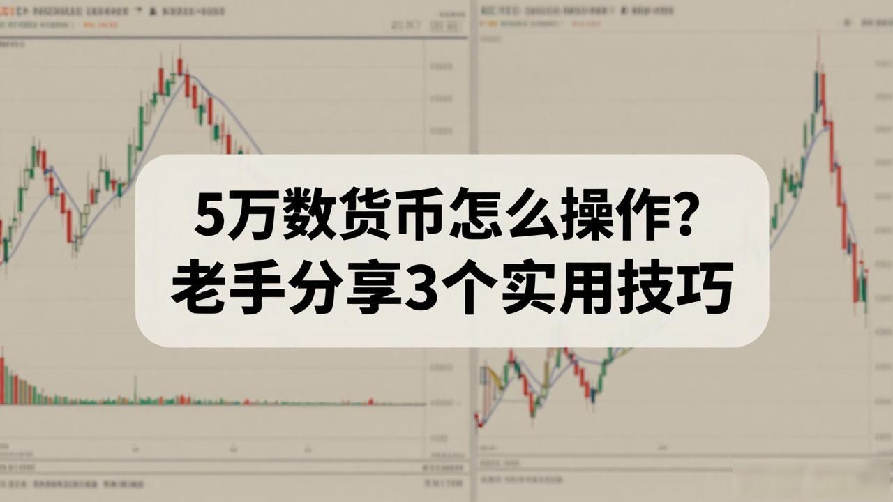 5万数字货币怎么操作？老手分享3个实用技巧