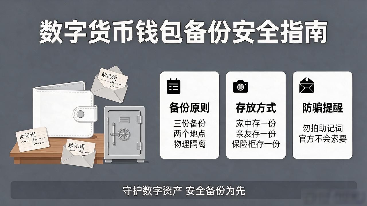 数字货币钱包怎么备份？手把手教你保住资产