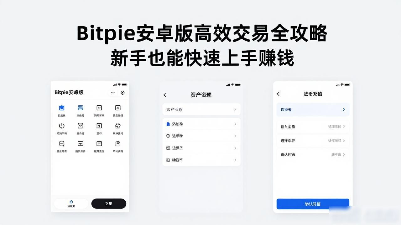Bitpie安卓版数字货币钱包使用技巧_Bitpie数字货币钱包注册与资产安全保障_如何使用Bitpie安卓版APP进行高效数字货币交易