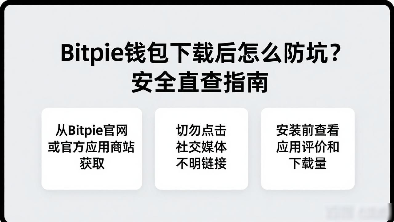 Bitpie钱包下载后怎么防坑？安全自查指南