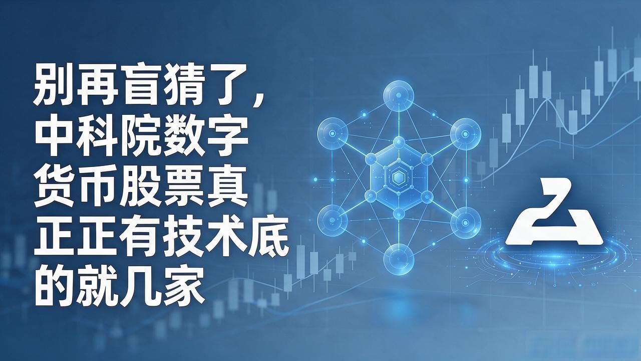 别再盲猜了，中科院数字货币股票真正有技术底的就这几家