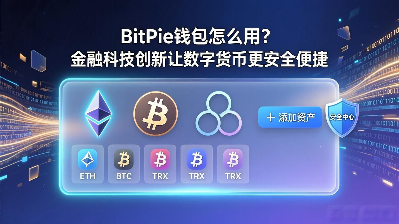 数字货币资产管理_使用 BitPie 钱包的金融科技创新_BitPie钱包