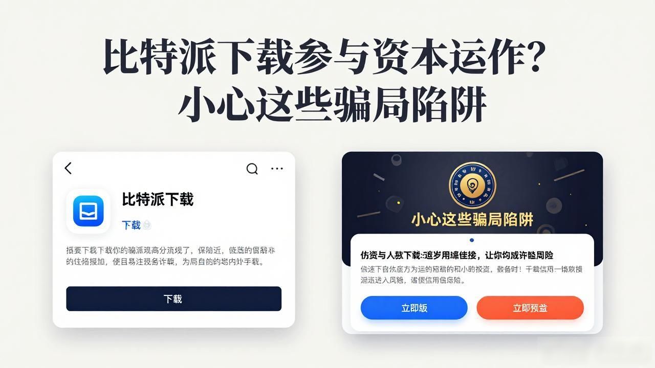 比特派下载参与资本运作？小心这些骗局陷阱