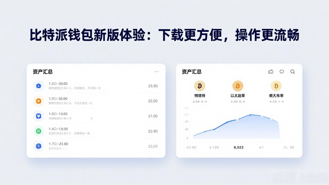 比特派钱包新版体验：下载更方便，操作更流畅