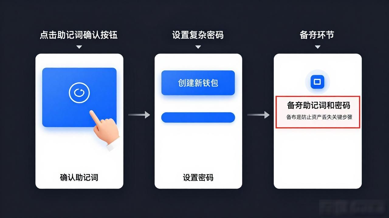 比特派钱包创建流程_轻松上手比特派钱包的添加钱包功能_比特派钱包助记词备份