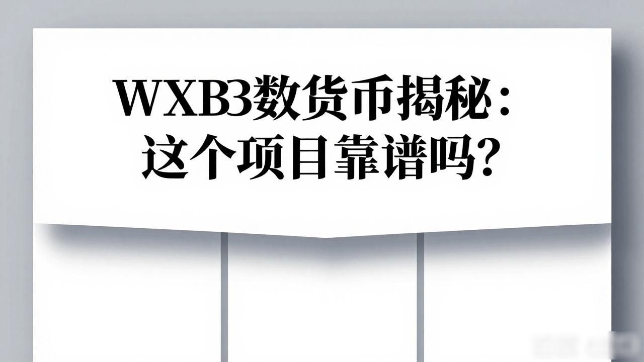 WXB项目骗局警示_区块链项目风险分析_WXB是什么数字货币