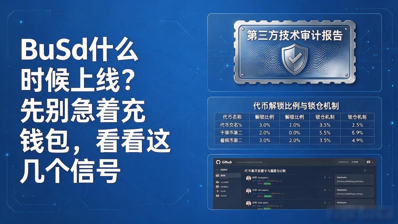BuSd什么时候上线？先别急着充钱包，看看这几个信号