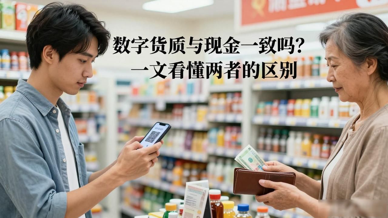 数字货币与现金一致吗？一文看懂两者的区别