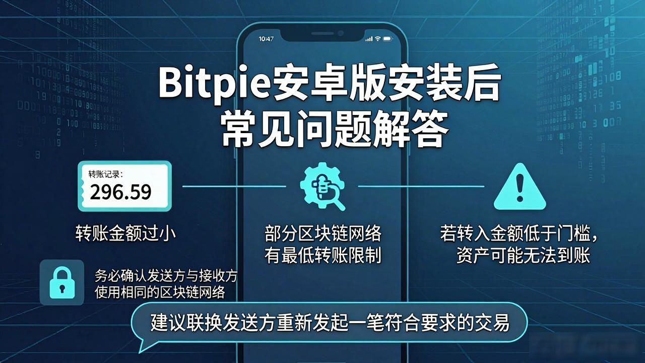 Bitpie安卓版安装后常见问题解答