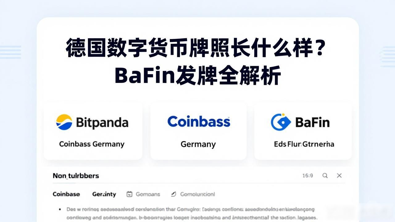 德国数字货币牌照长什么样？BaFin发牌全解析