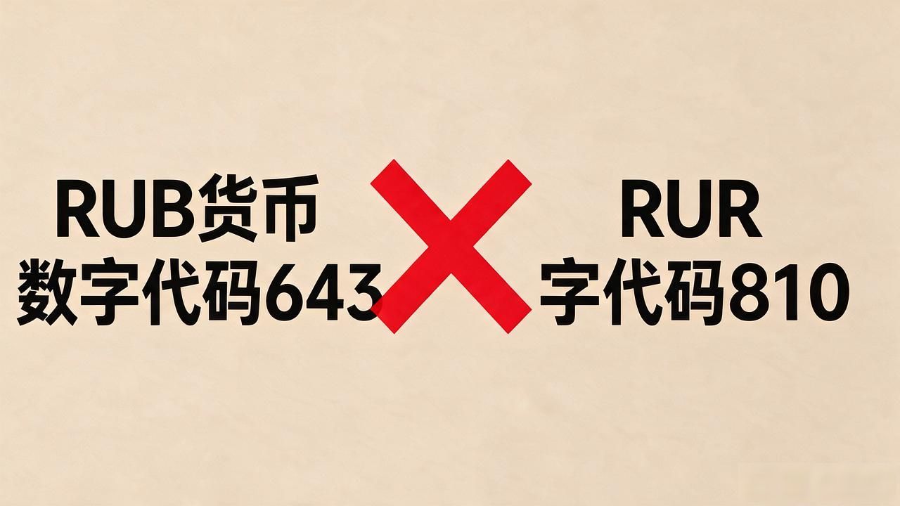 ISO 4217货币代码对照表_RUB货币的数字代码_RUB数字代码643