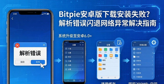 Bitpie安卓版下载安装失败？解析错误闪退网络异常解决指南