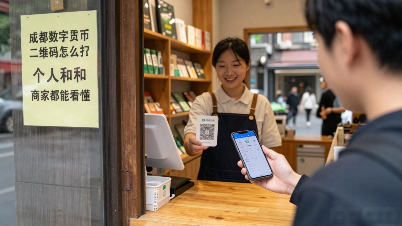 成都数字货币二维码_数字人民币线下支付入口_成都小面馆数字人民币二维码