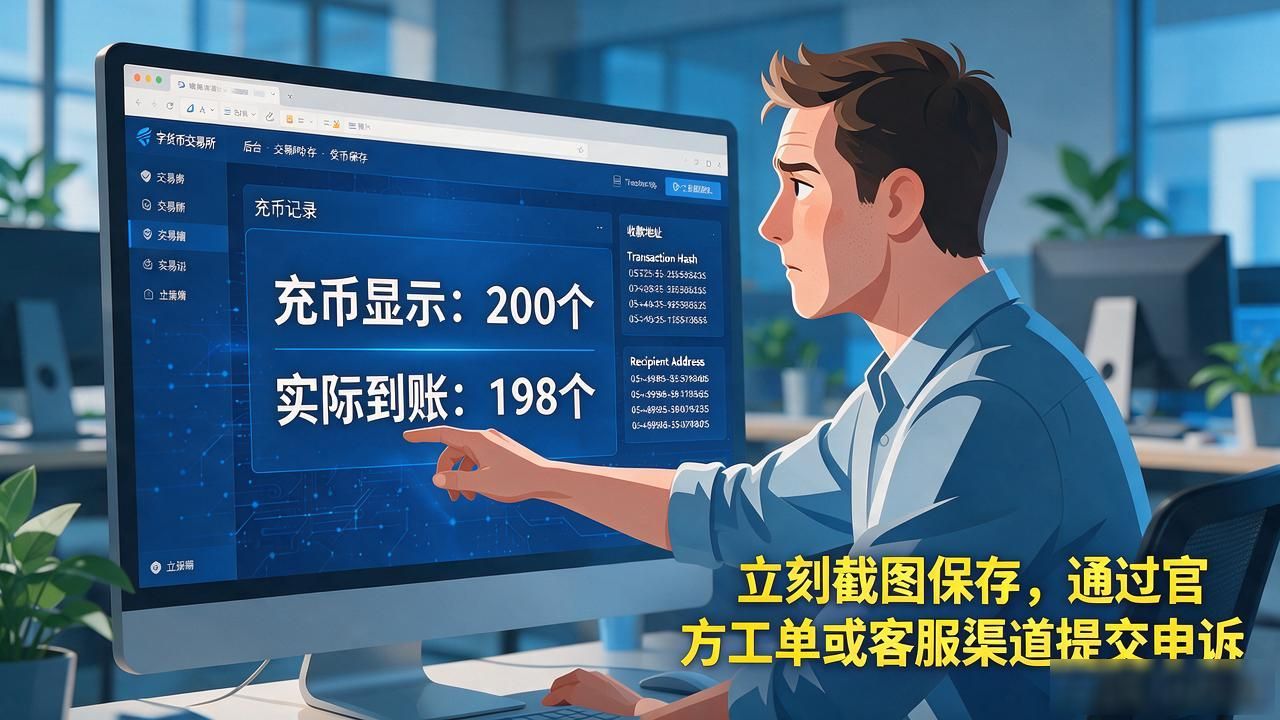 以太坊记账错误如何核对链上数据_交易所充币数量不符申诉流程_数字货币数错了怎么办