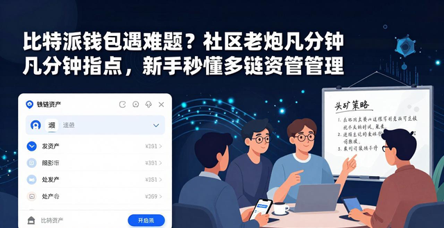 比特派钱包遇难题？社区老炮几分钟指点，新手秒懂多链资产管理