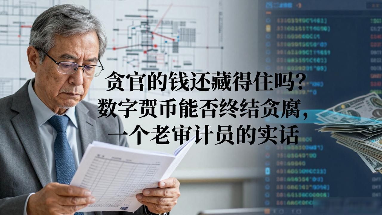 贪官的钱还藏得住吗？数字货币能否终结贪腐，一个老审计员的实话