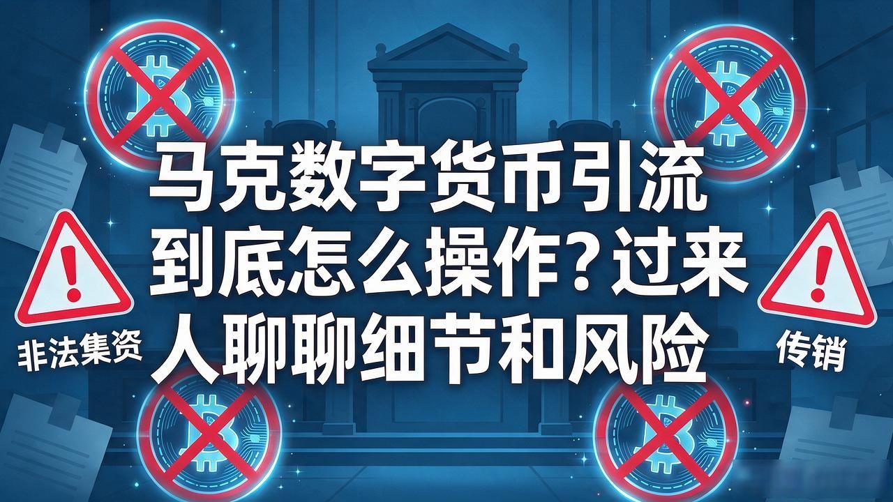 马克数字货币引流到底怎么操作？过来人聊聊细节和风险