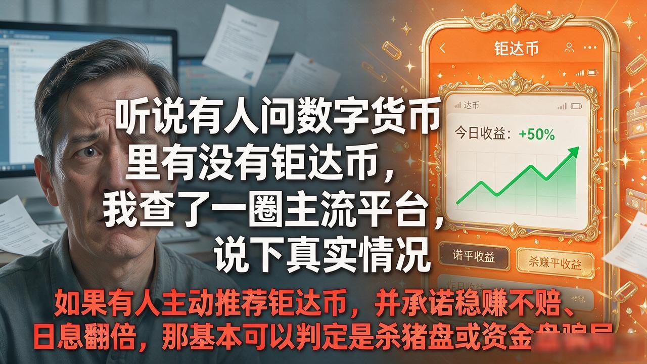 钜达币是骗局吗_数字货币钜达币真假查询_数字货币有没有钜达币