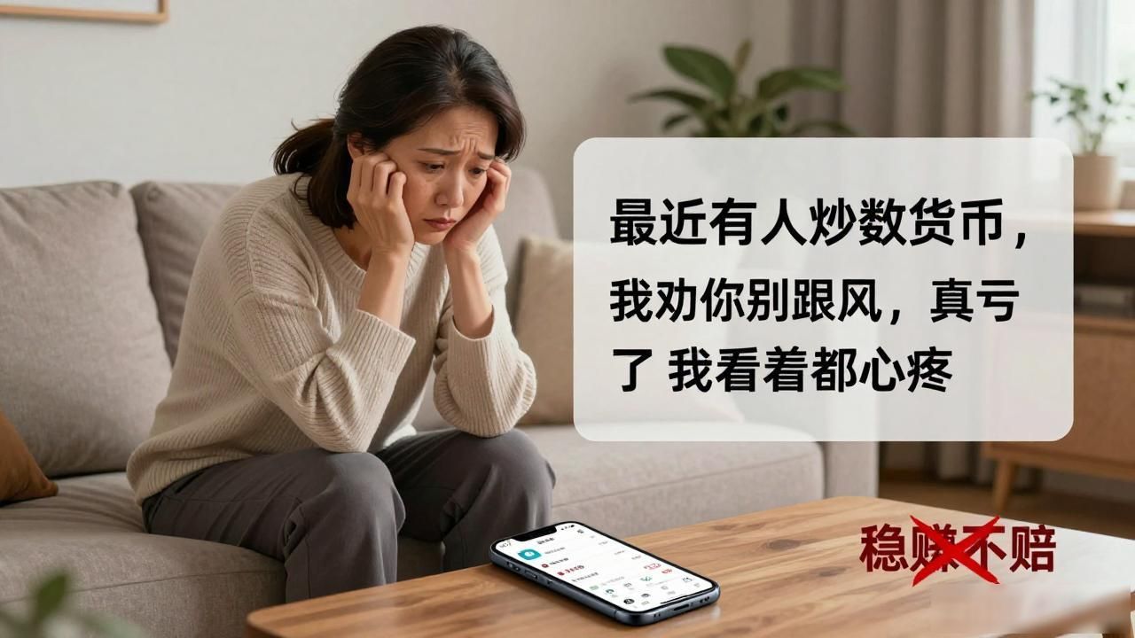 最近有人炒数字货币，我劝你别跟风，真亏了我看着都心疼