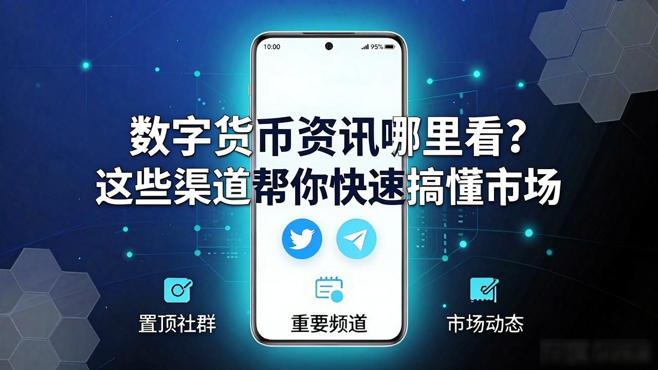数字货币资讯哪里看？这些渠道帮你快速搞懂市场