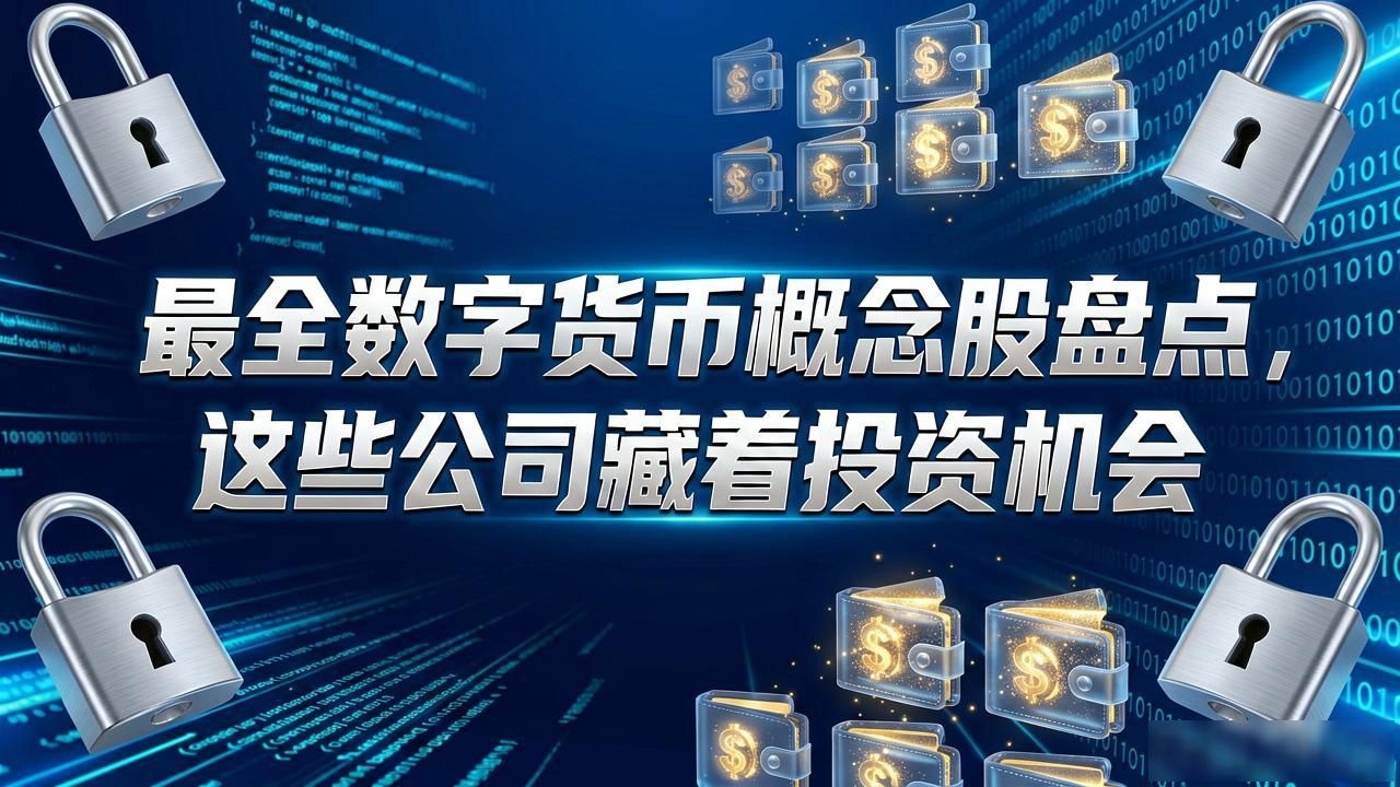 最全数字货币概念股盘点，这些公司藏着投资机会