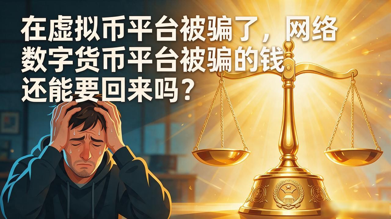 在虚拟币平台被骗了，网络数字货币平台被骗的钱还能要回来吗