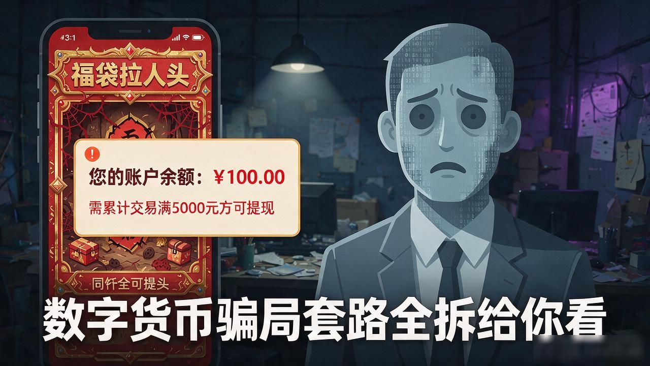 福袋拉人头从头到尾就是个局，数字货币骗局套路全拆给你看