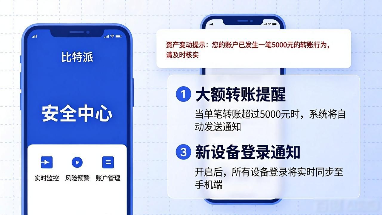 比特派钱包资金监控，看这三步就够了