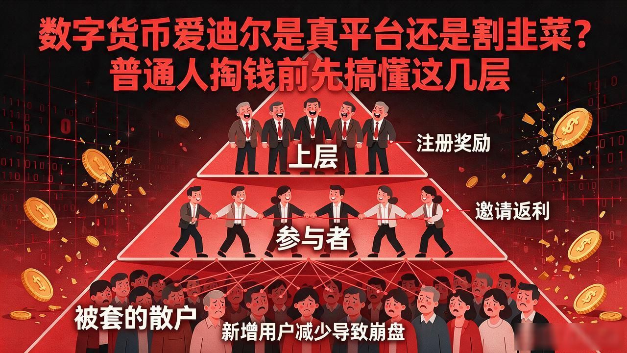 数字货币爱迪尔是真平台还是割韭菜？普通人掏钱前先搞懂这几层