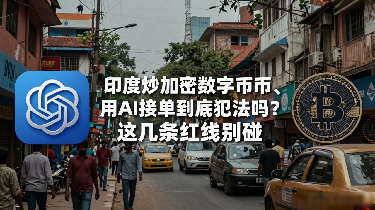 印度炒加密数字货币、用AI接单到底犯法吗？这几条红线别碰