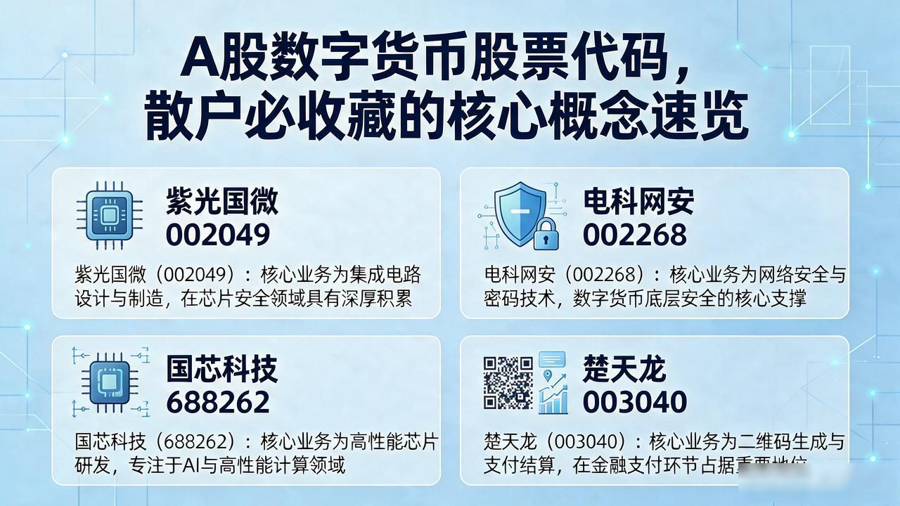 a股数字货币股票代码_密码安全芯片公司_A股数字货币试点银行