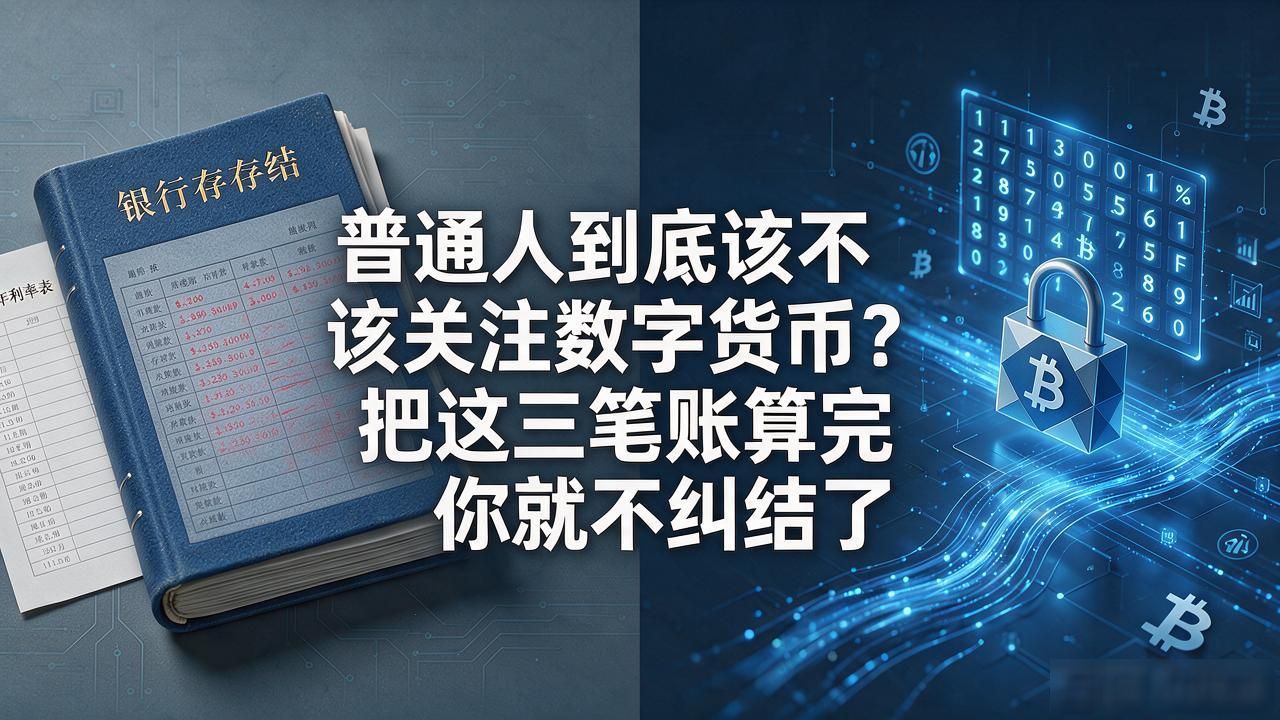 普通人到底该不该关注数字货币？把这三笔账算完你就不纠结了