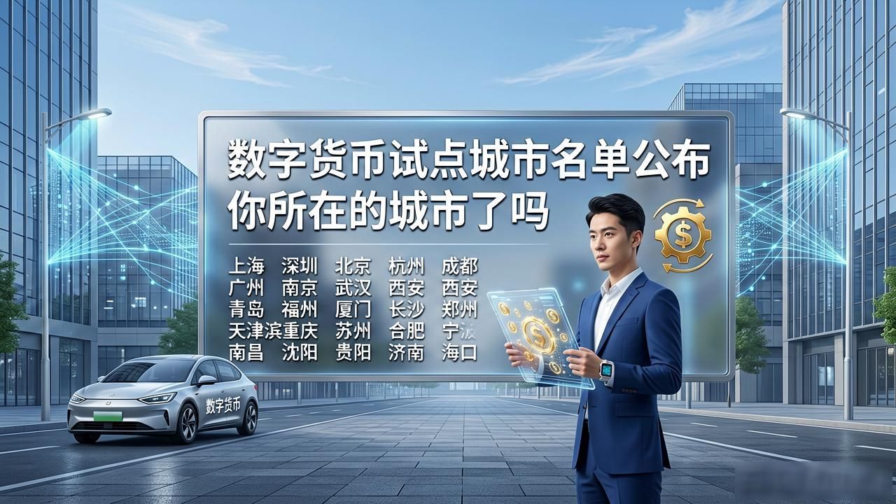 数字货币试点城市名单公布 你所在的城市了吗