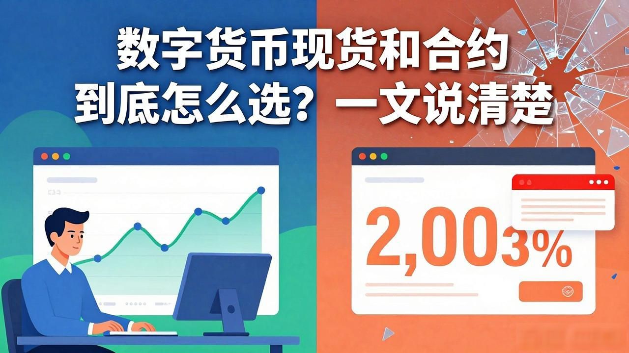 数字货币现货和合约到底怎么选？一文说清楚