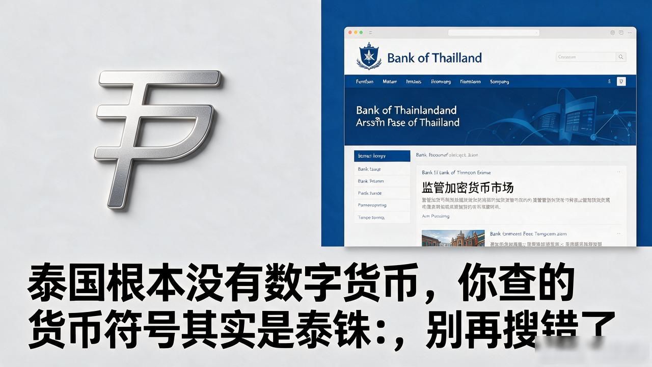 泰国根本没有数字货币，你查的货币符号其实是泰铢฿，别再搜错了