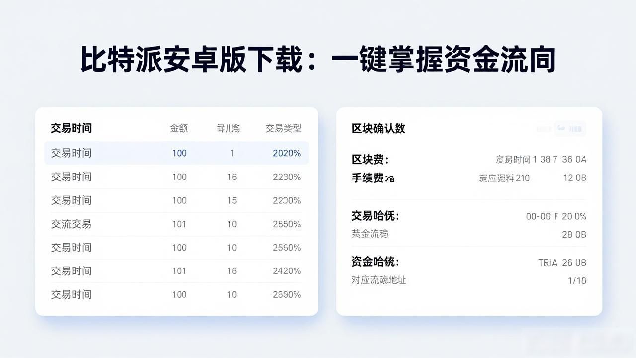 如何通过比特派安卓版下载掌握资金流动？_比特派钱包安卓版_数字资产管理
