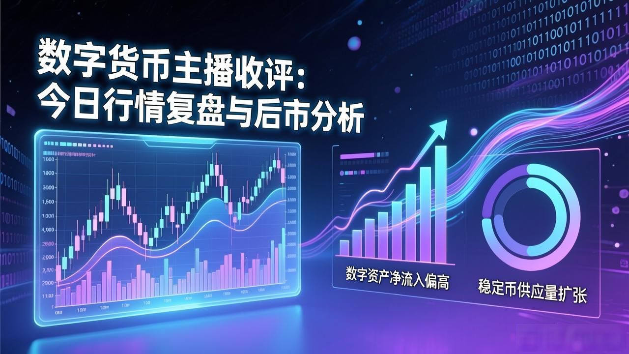 数字货币主播收评：今日行情复盘与后市分析