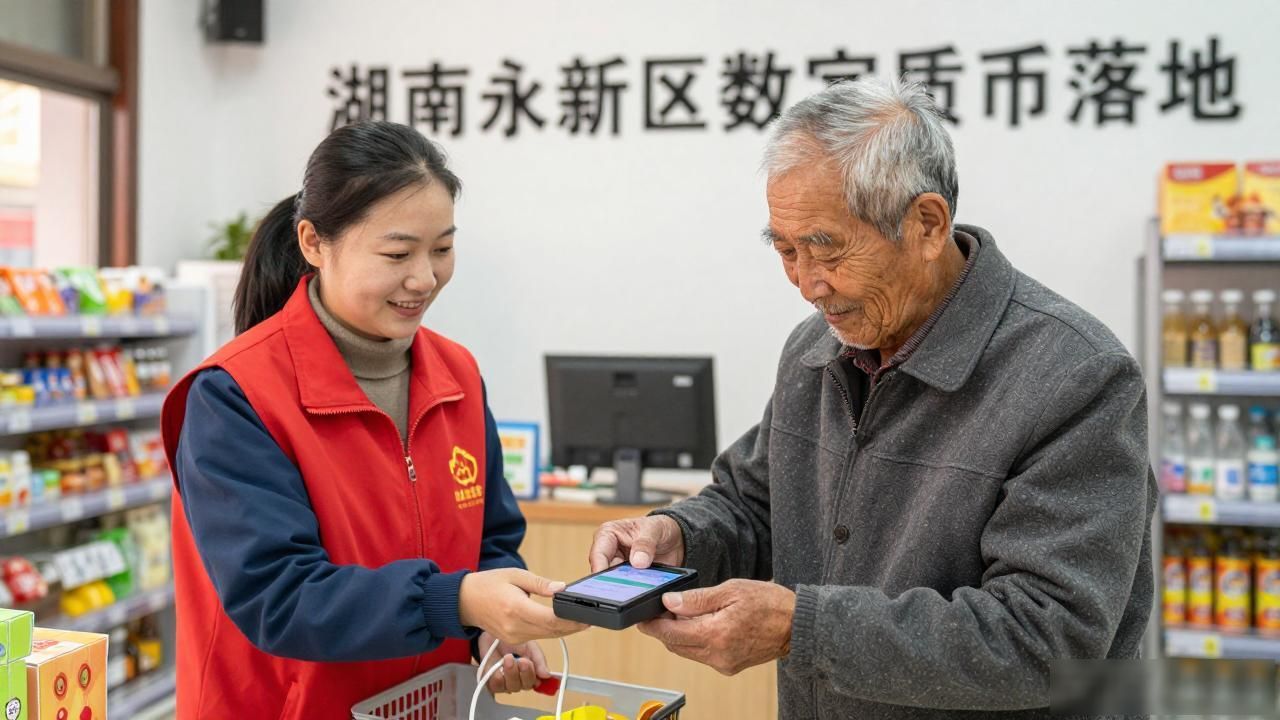 湖南永新社区数字货币_永新社区数字货币推广_数字货币老年人使用体验