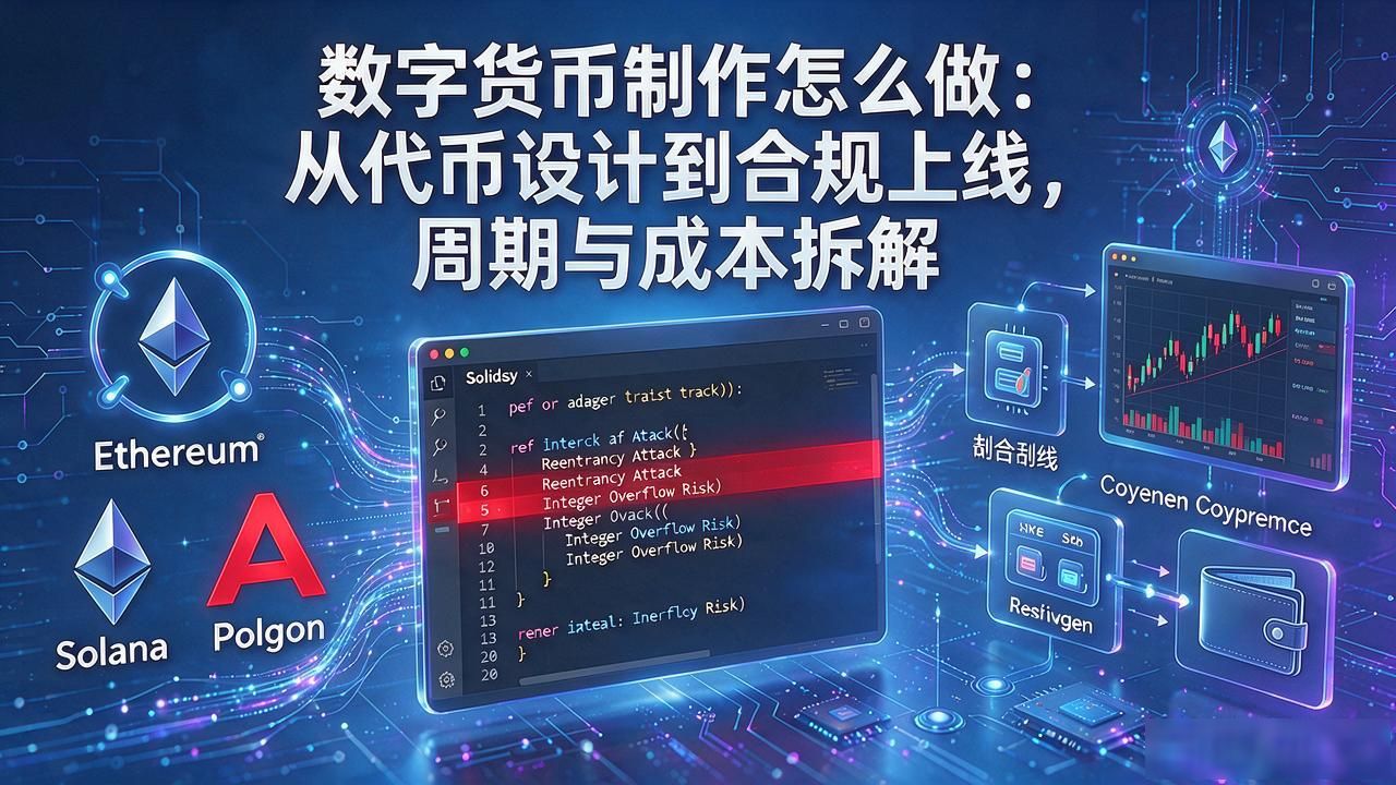 数字货币制作怎么做：从代币设计到合规上线，周期与成本拆解
