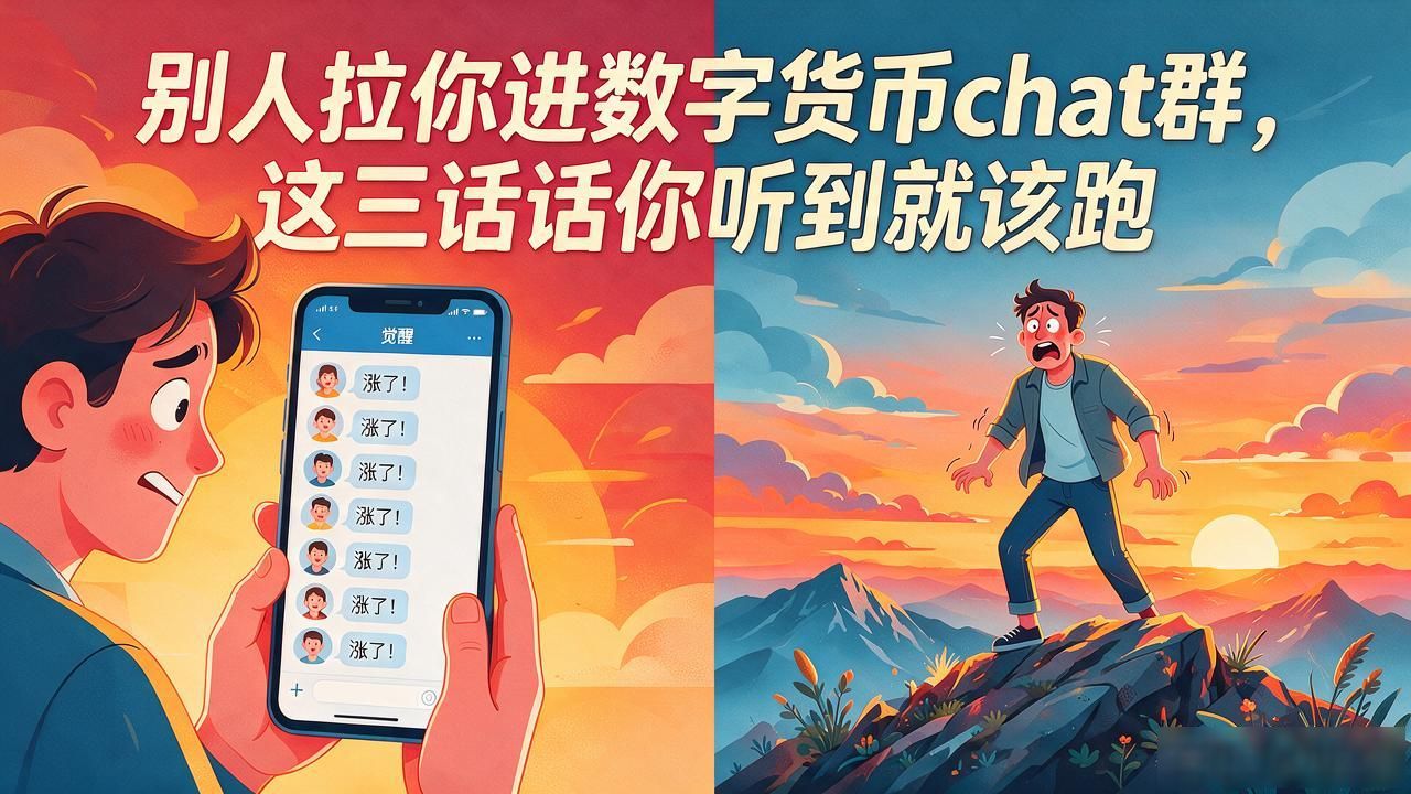 别人拉你进数字货币 chat 群，这三句话你听到就该跑