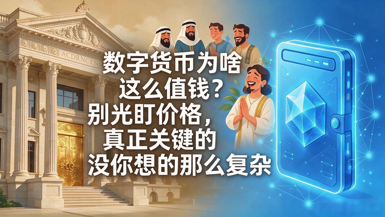 数字货币为啥这么值钱？别光盯价格，真正关键的没你想的那么复杂