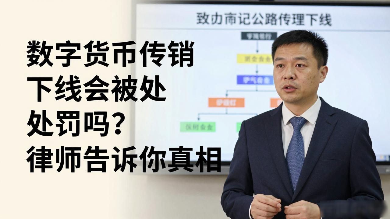 数字货币传销下线会被处罚吗？律师告诉你真相