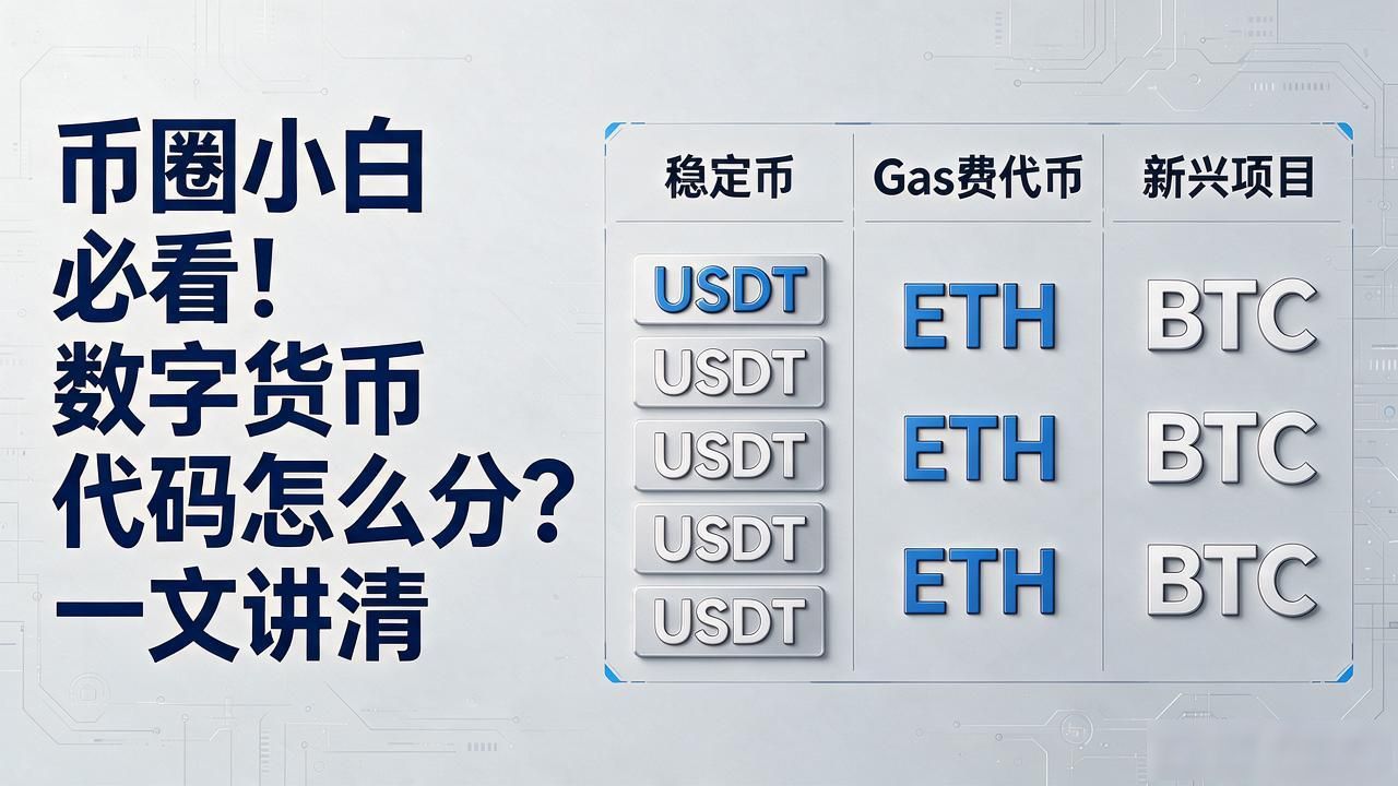 加密货币代码区分方法_数字货币代码如何区分_主流加密货币代码命名规则