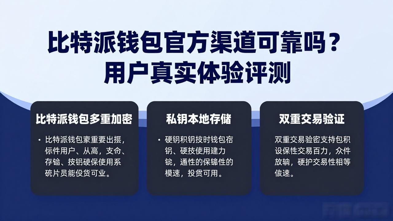 比特派钱包官方渠道可靠吗？用户真实体验评测