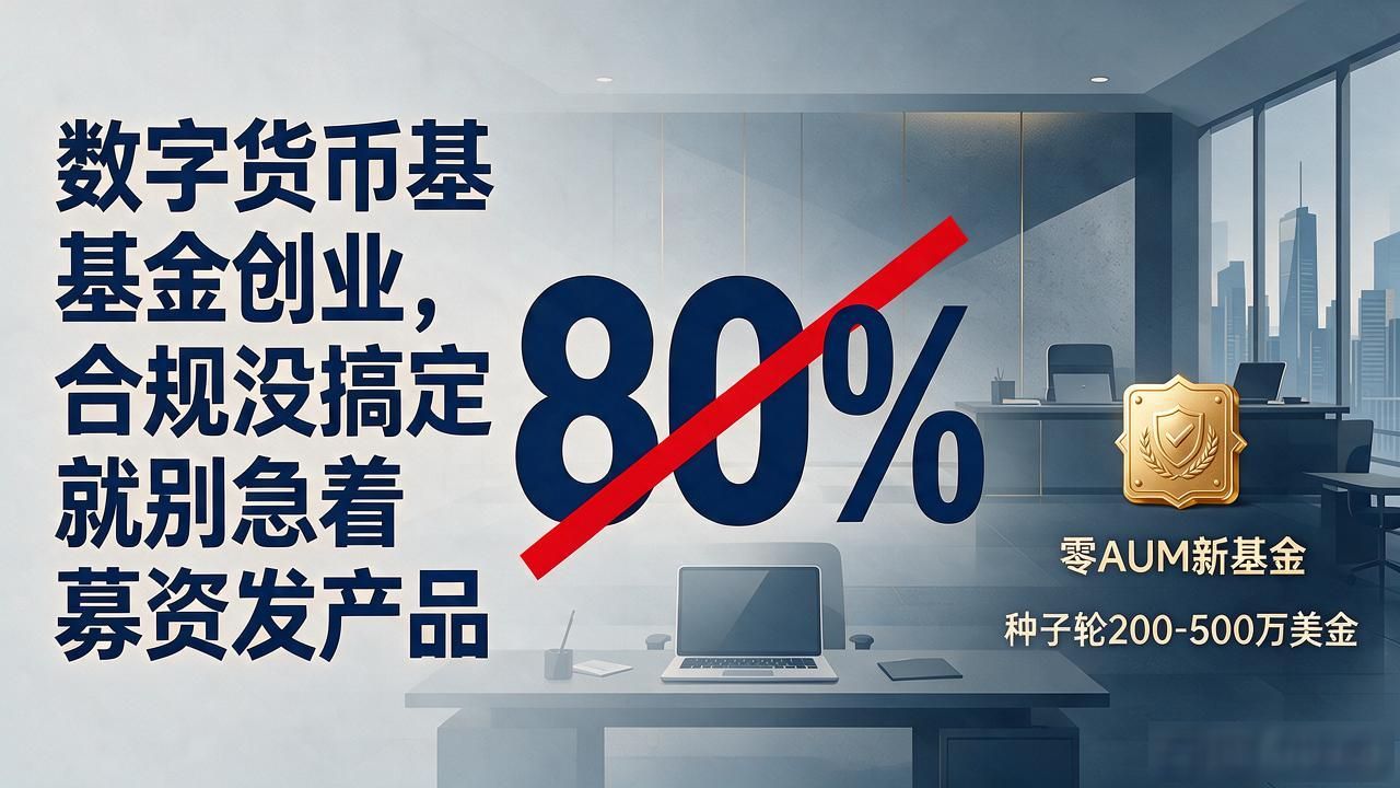 数字货币基金创业，合规没搞定就别急着募资发产品
